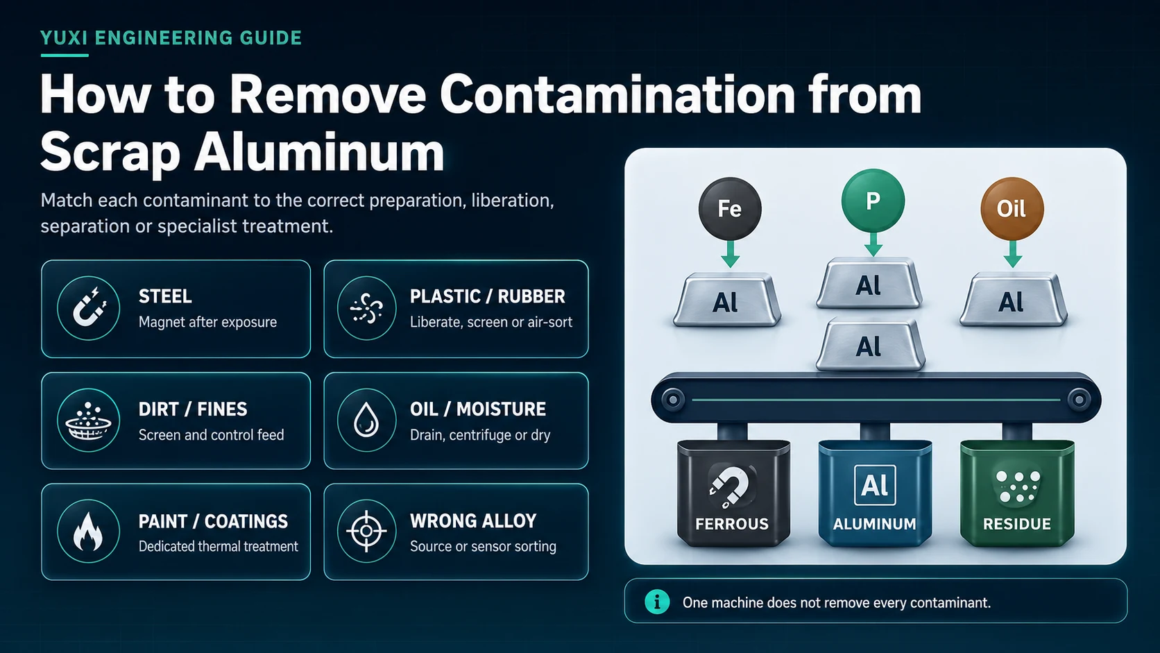 How to Remove Contamination from Scrap Aluminum