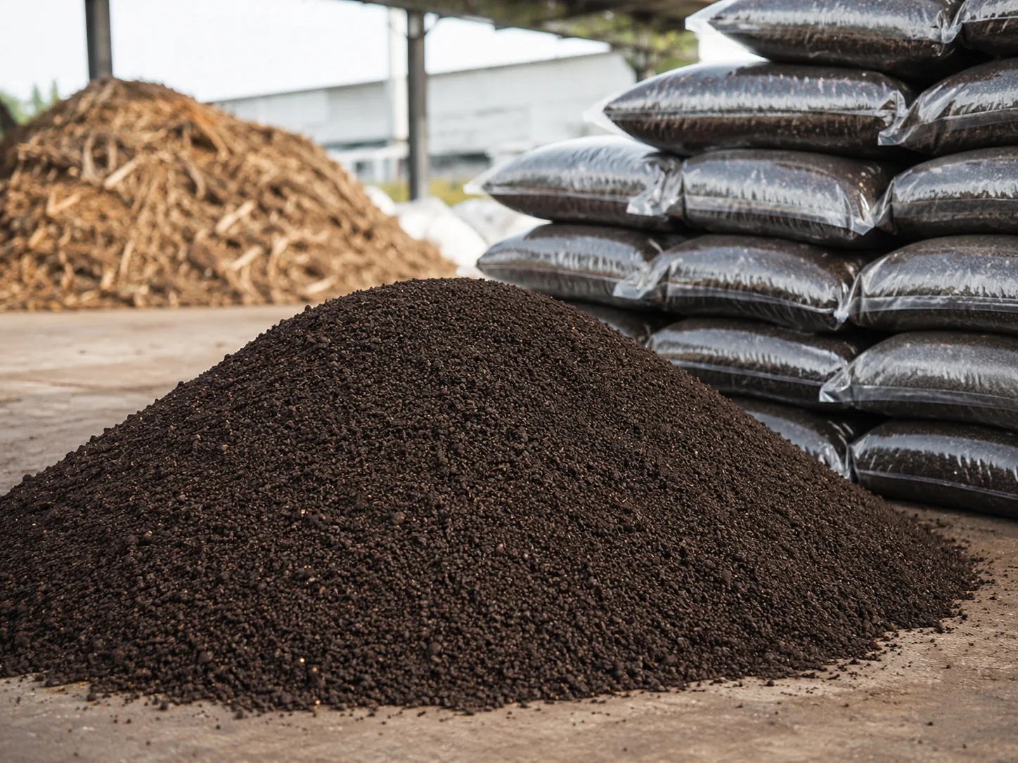 Organic fertilizer granules