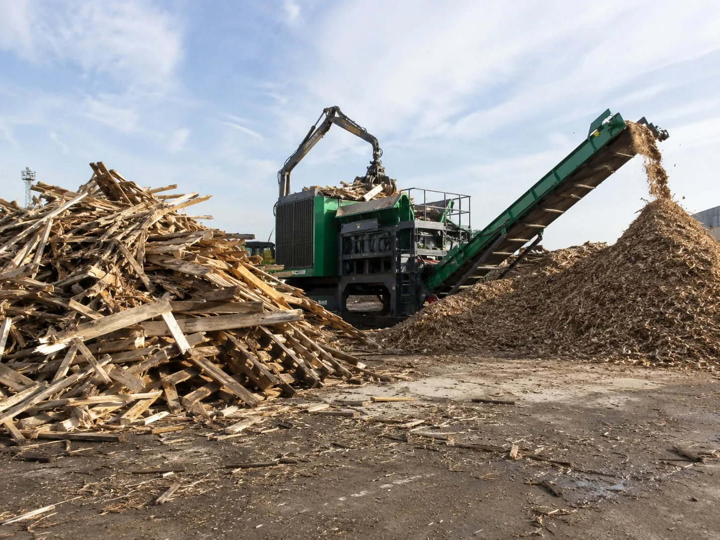 Waste wood recycling project