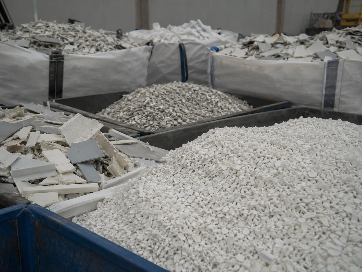 Plastic from refrigerator recycling
