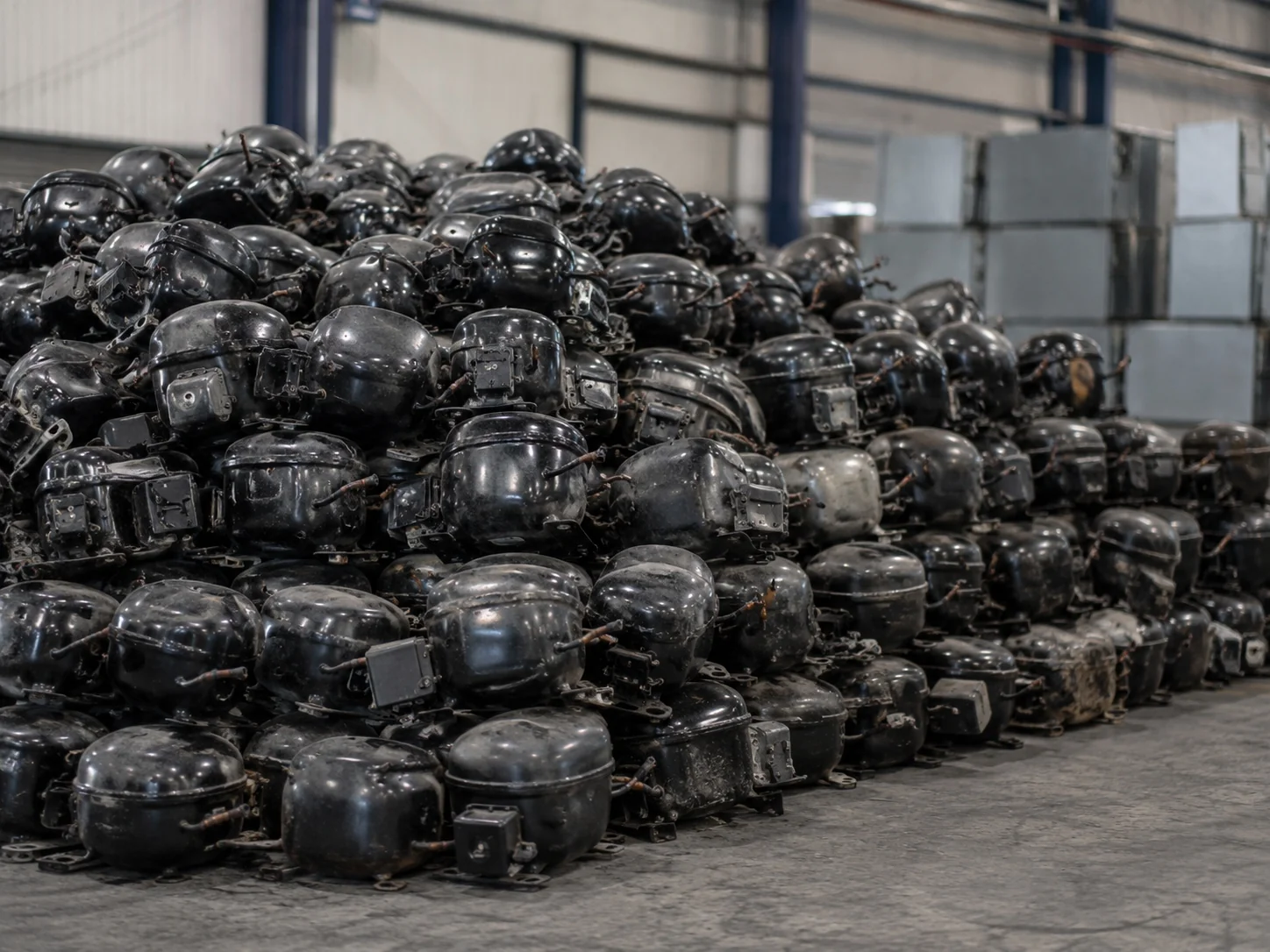 Refrigerator compressor recycling