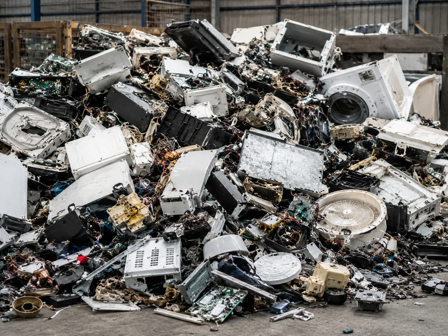 Mixed WEEE household appliance scrap