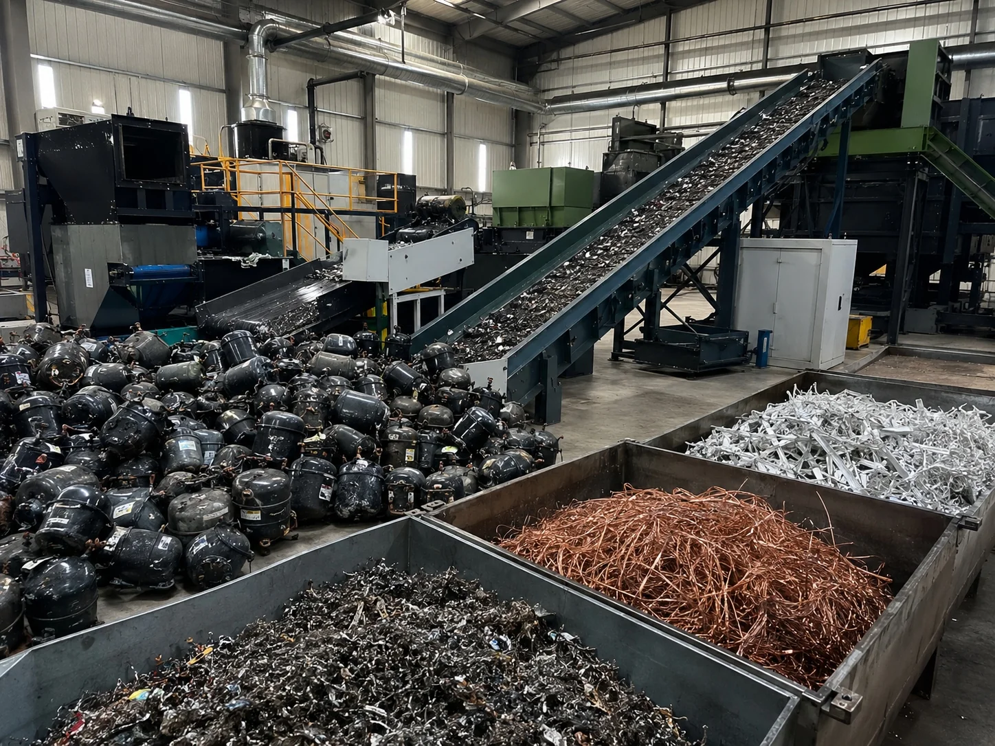 Compressor and metal recovery project