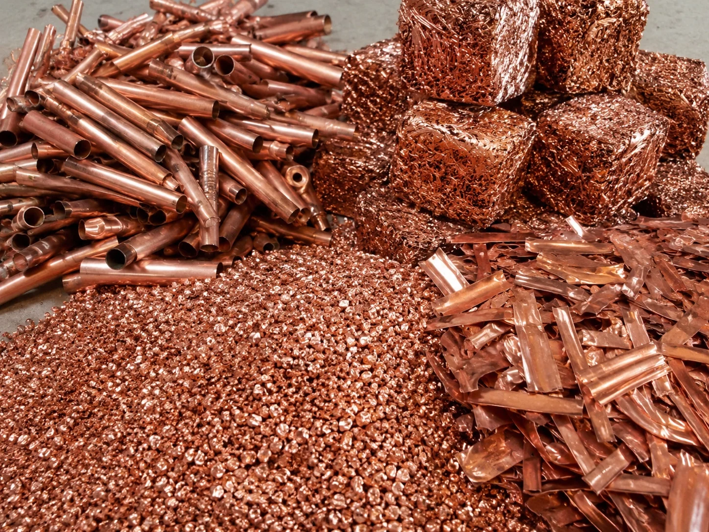 recovered copper from radiator recycling