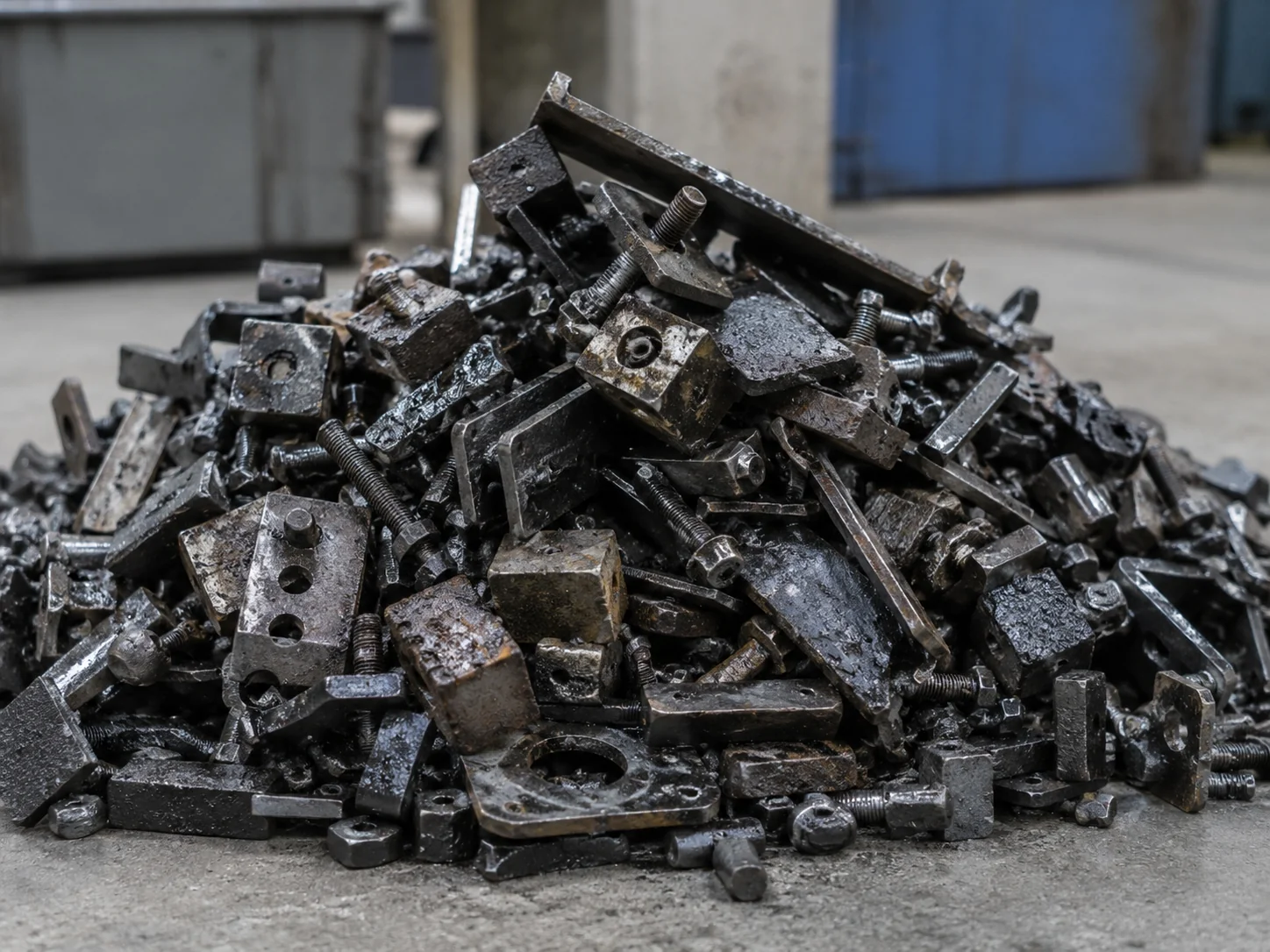 ferrous output from radiator recycling