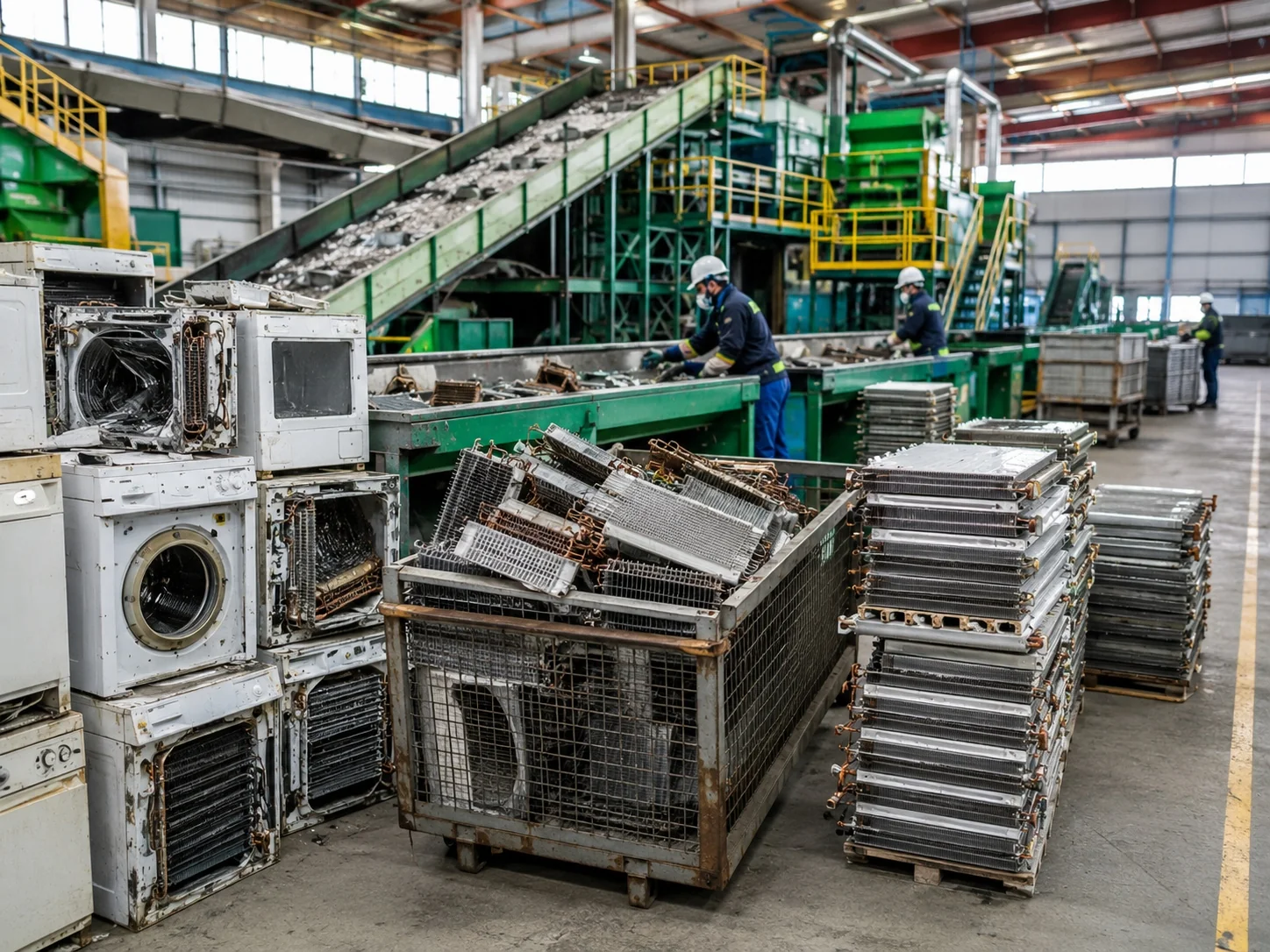 waste appliance radiator recovery project