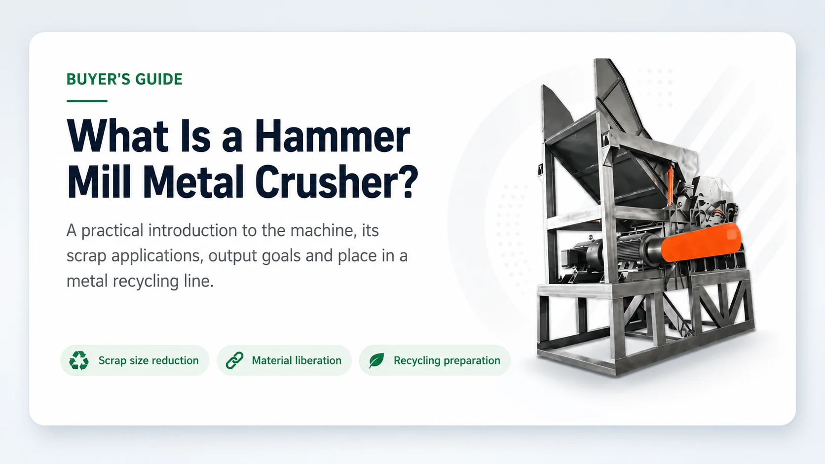 What Is a Hammer Mill Metal Crusher?
