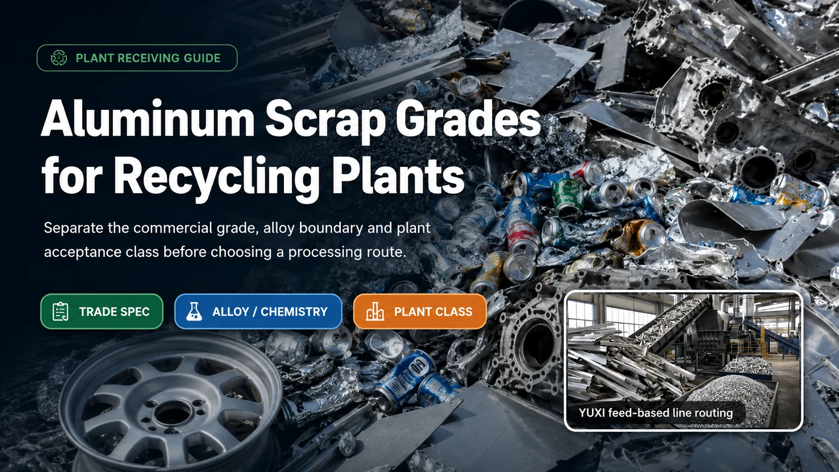 Aluminum Scrap Grades for Recycling Plants